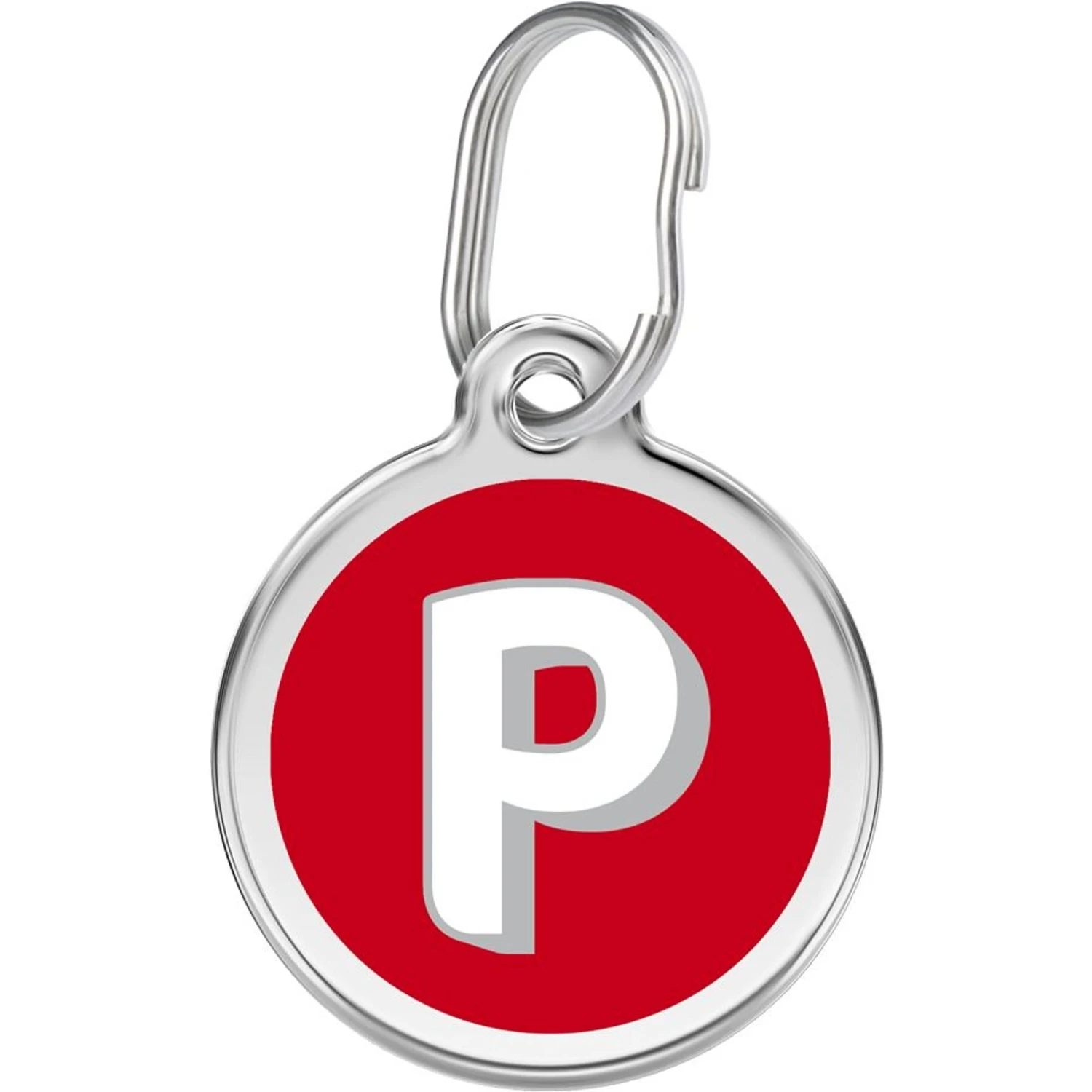 Red Dingo Alphabet Stainless Steel Personalized Dog & Cat ID Tag 3 Red Dingo Alphabet Stainless Steel Personalized Dog & Cat ID Tag