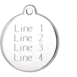 Red Dingo Teddy Bear Stainless Steel Personalized Dog & Cat ID Tag -Blue Buffalo Shop 507926 PT2. AC SS1800 V1657727006