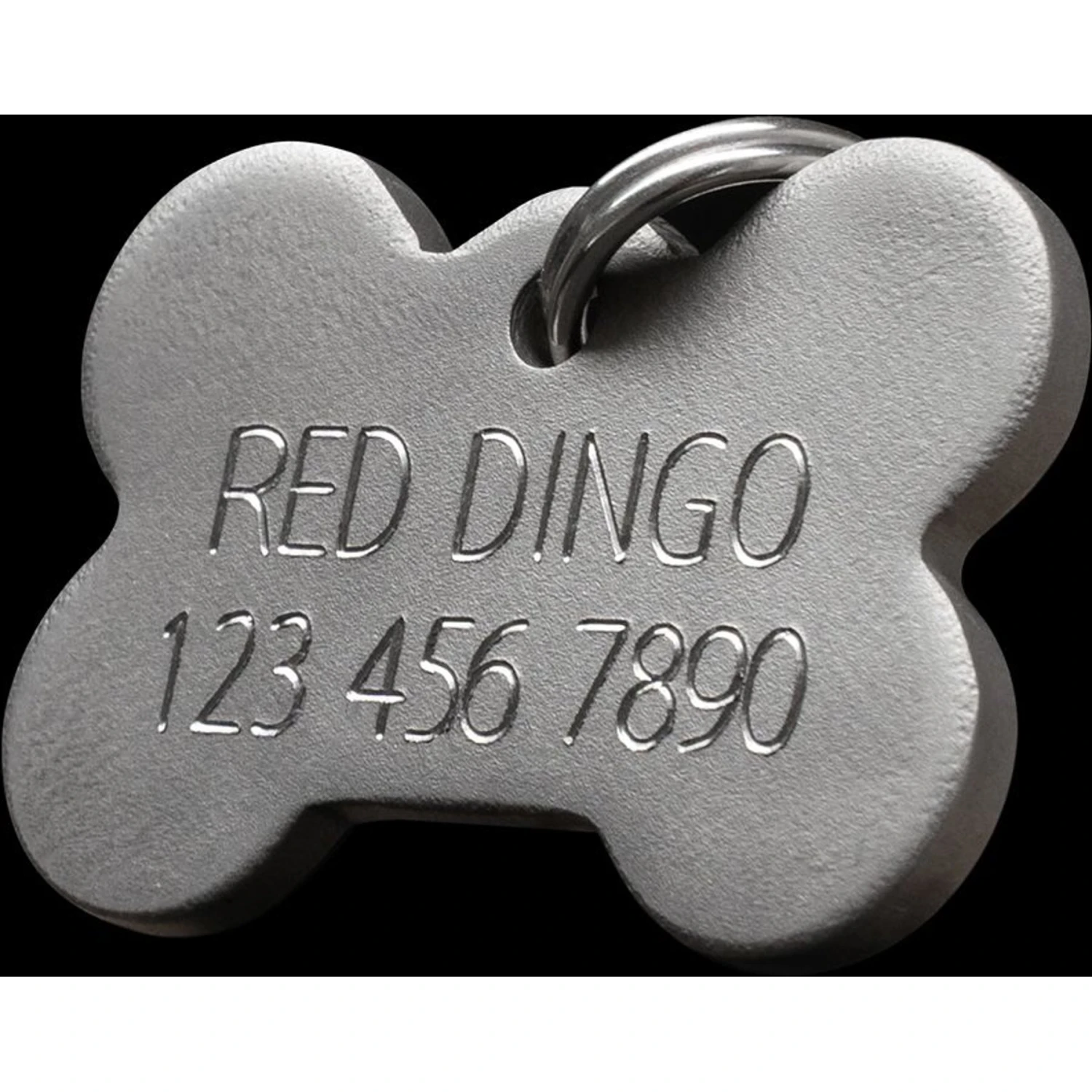 Red Dingo Titanium Bone Personalized Dog ID Tag 5 Red Dingo Titanium Bone Personalized Dog ID Tag - Image 3
