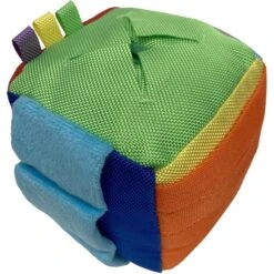 FouFIT Hide 'n Seek Cube Dog Toys, Multicolor, 1 Count