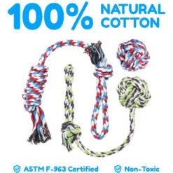 Pacific Pups Rescue Rope Dog Toy Variety Pack, 5 Count -Blue Buffalo Shop 532270 PT4. AC SS1800 V1657658629
