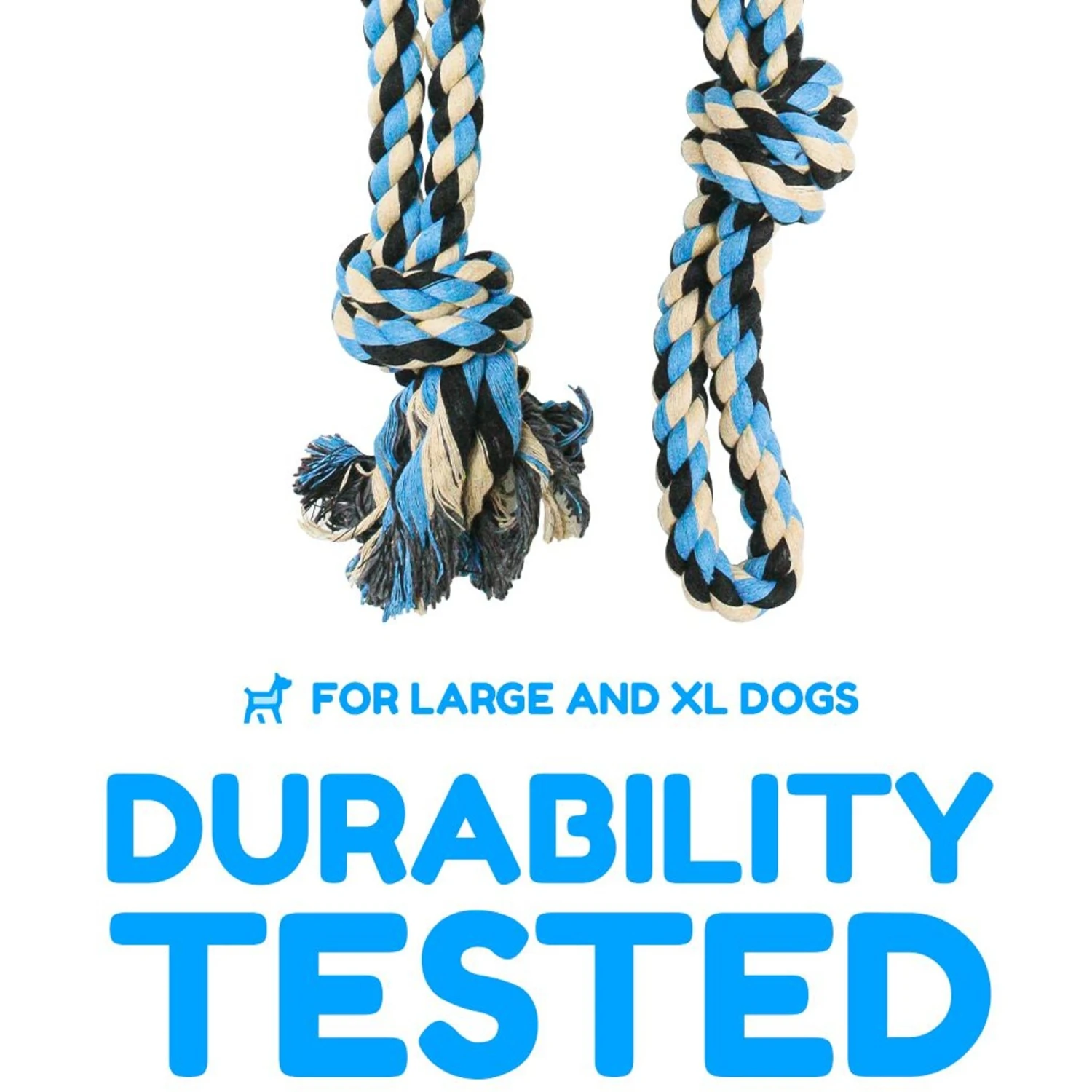 Pacific Pups Rescue Rope Tug Dog Toy, Large 5 Pacific Pups Rescue Rope Tug Dog Toy, Large - Image 3