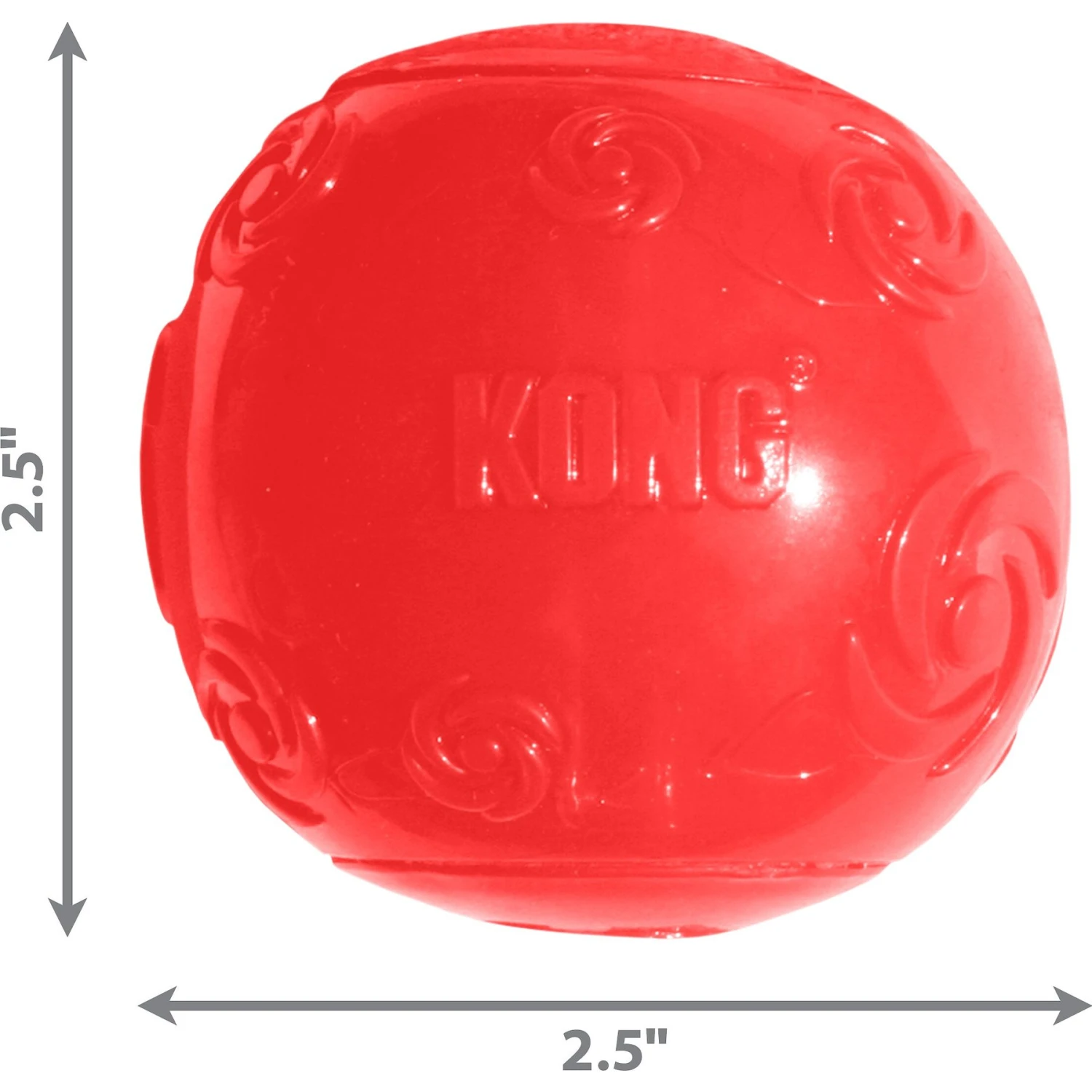 KONG Squeezz Ball Dog Toy, Color Varies 5 KONG Squeezz Ball Dog Toy, Color Varies - Image 3