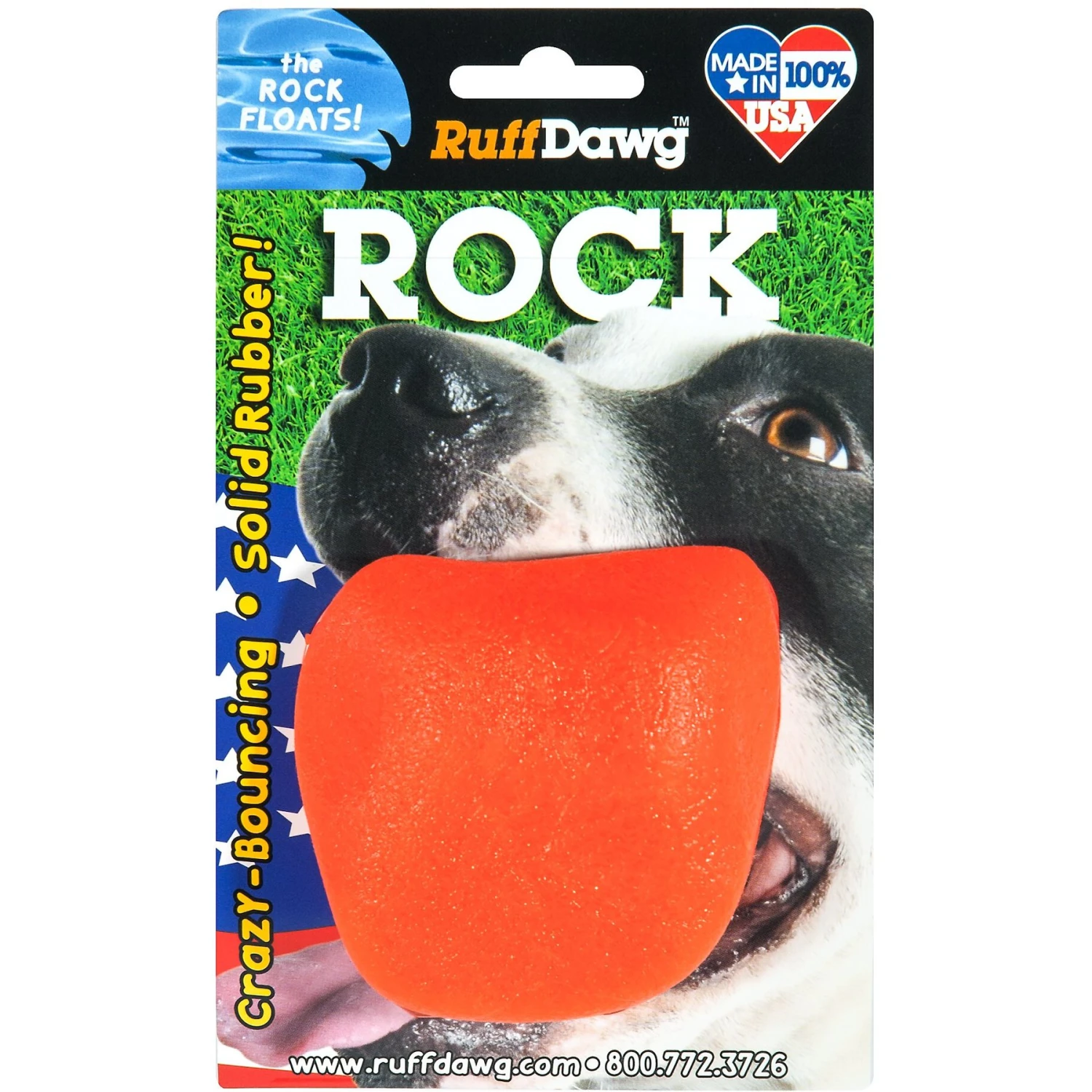 Ruff Dawg The Rock Dog Toy, Color Varies 3 Ruff Dawg The Rock Dog Toy, Color Varies