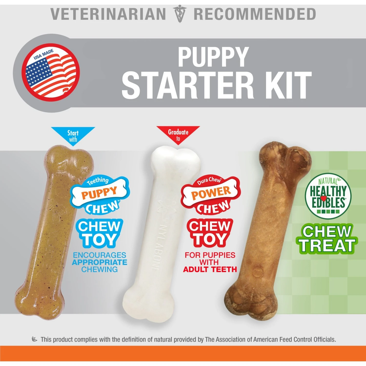 Nylabone Puppy Starter Pack Triple Starter Pack 7 Nylabone Puppy Starter Pack Triple Starter Pack - Image 5