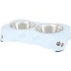 Loving Pets Dolce Double Diner Pet Dish, Murano 2 Loving Pets Dolce Double Diner Pet Dish, Murano -Blue Buffalo Shop 54522 MAIN. AC SS1800 V1545257703