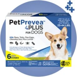 PetPrevea Plus Spot Treatment For Dogs, 23-44-lbs