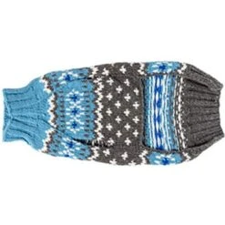 Chilly Dog Fairisle Wool Dog Sweater, Blue 14 Chilly Dog Fairisle Wool Dog Sweater, Blue -Blue Buffalo Shop 577734 PT5. AC SS1800 V1659025727
