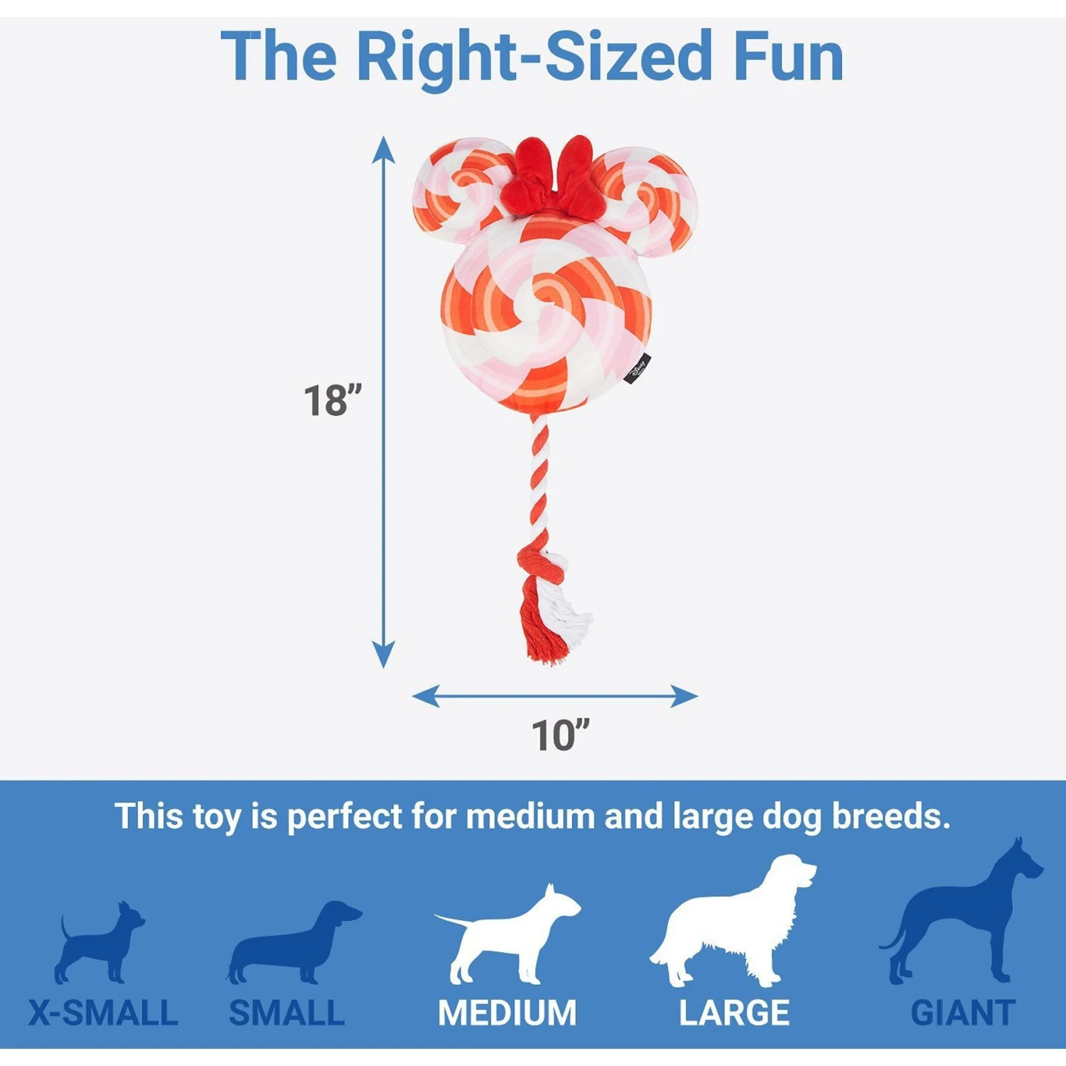 Disney Mickey Mouse Donut Plush Squeaky Dog Toy + 3 Items 9 Disney Mickey Mouse Donut Plush Squeaky Dog Toy + 3 Items - Image 7