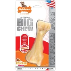 Nylabone Power Chew Knuckle Bone Big Dog Chew Toy Chicken