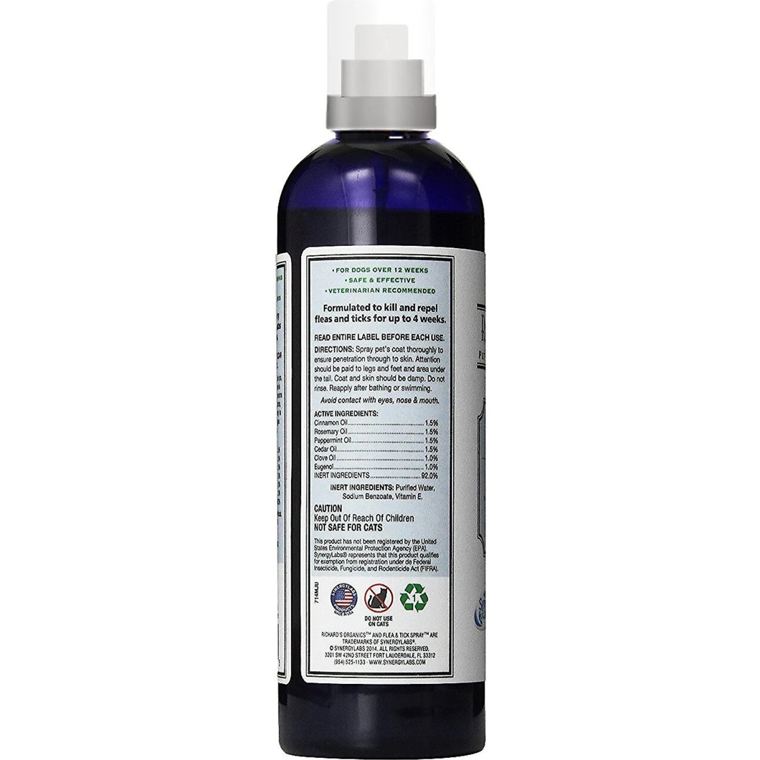 Richard's Organics Flea & Tick Spray 4 Richard's Organics Flea & Tick Spray - Image 2