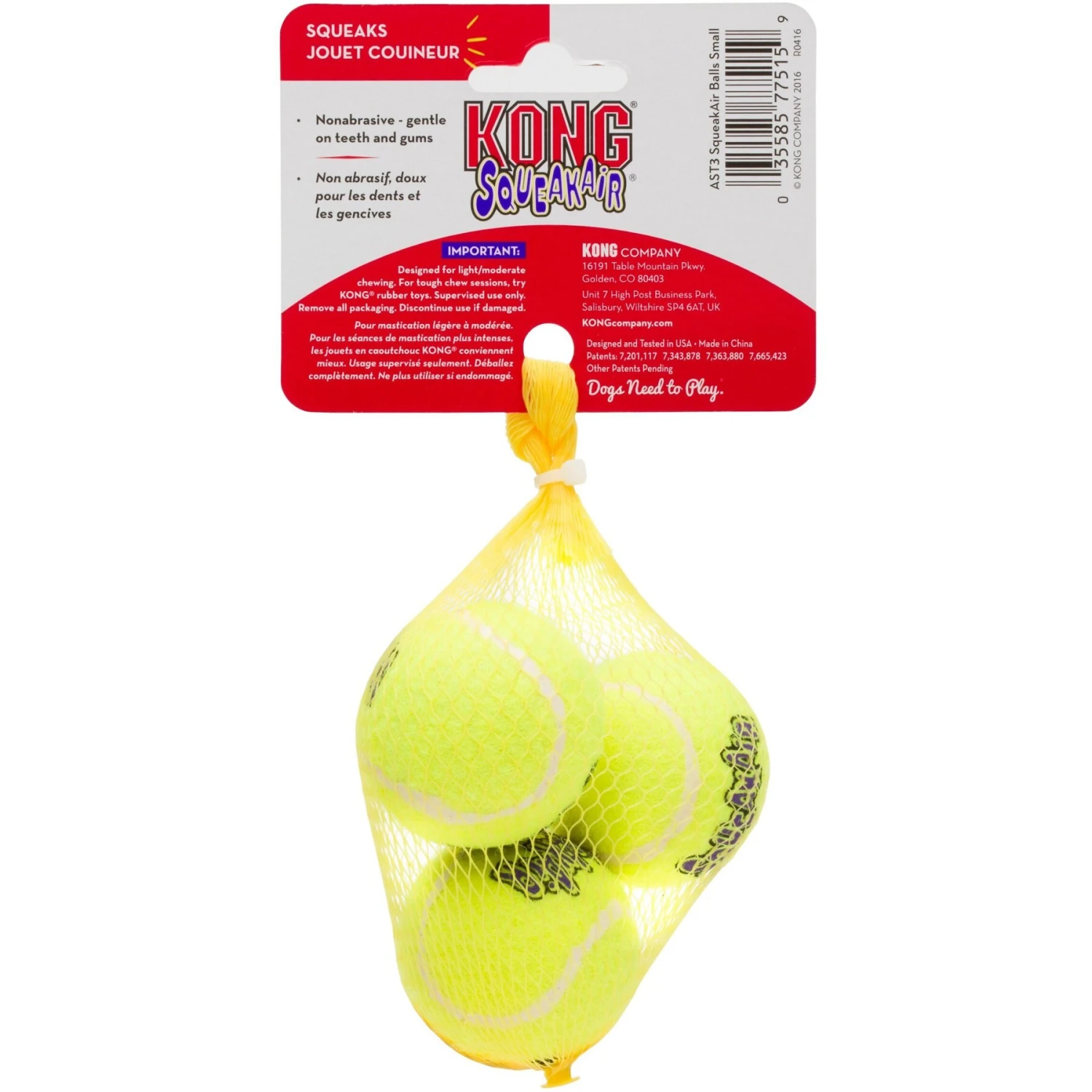 KONG Squeakair Balls Packs Dog Toy 10 KONG Squeakair Balls Packs Dog Toy - Image 8