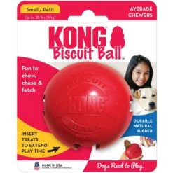 KONG Classic Biscuit Ball Dog Toy -Blue Buffalo Shop 59149 PT8. AC SS1800 V1534455425