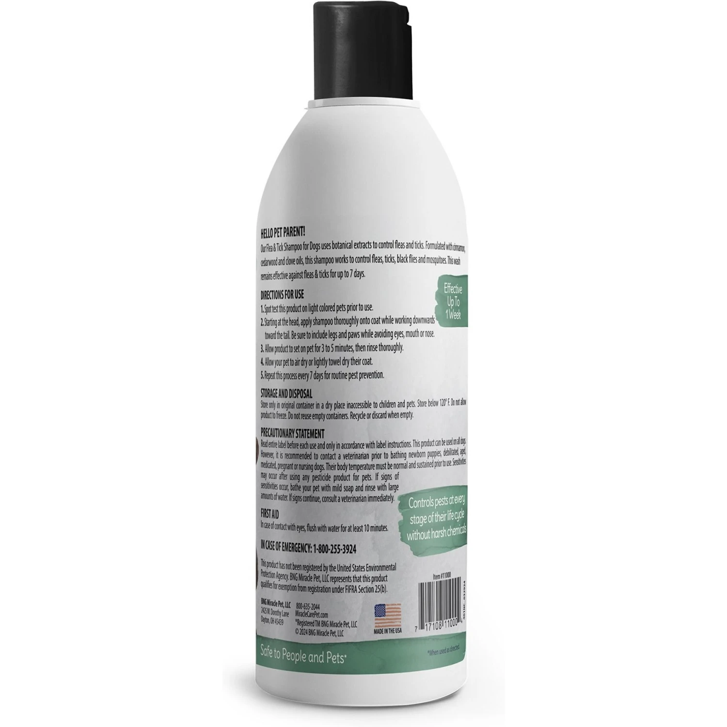 Natural Chemistry Natural Flea & Tick Shampoo For Dogs With Oatmeal 4 Natural Chemistry Natural Flea & Tick Shampoo For Dogs With Oatmeal - Image 2