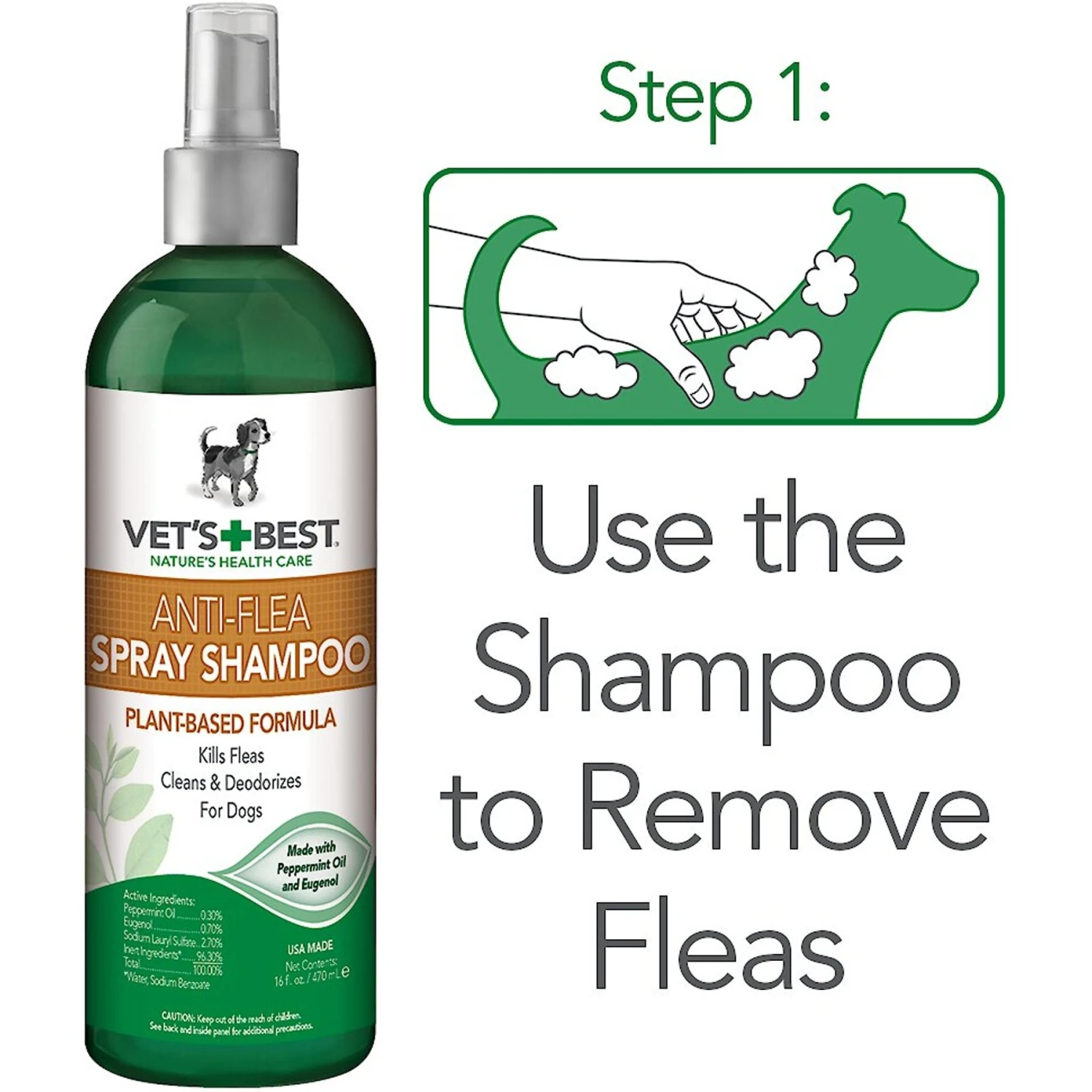 Vet's Best Anti-Flea Easy Spray Shampoo For Dogs 7 Vet's Best Anti-Flea Easy Spray Shampoo For Dogs - Image 5