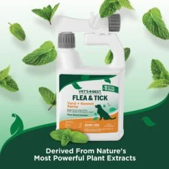 Vet's Best Flea + Tick Yard & Kennel Spray For Dogs -Blue Buffalo Shop 60171 PT3. AC SS1800 V1567776486