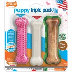 Four Paws Wee-Wee Superior Performance Dog Pee Pads & Nylabone Puppy Chew Variety Toy & Treat Triple Pack -Blue Buffalo Shop 609534 PT5. AC SS1800 V1660403217