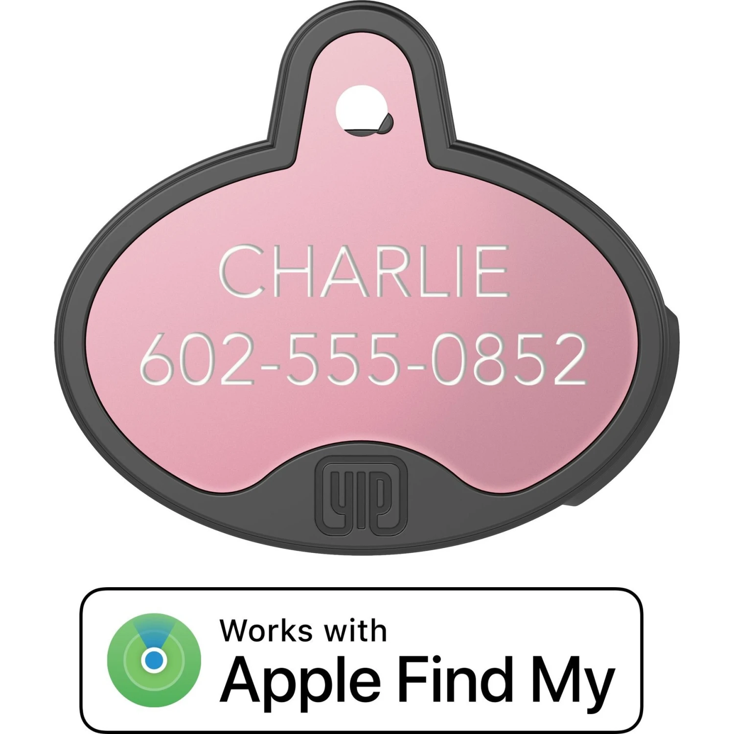 YIP Smart Tag ID & Tracker - Works With Apple Find My, Oval 4 YIP Smart Tag ID & Tracker - Works With Apple Find My, Oval - Image 2