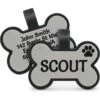 GoTags Personalized Silicone Bone Dog ID Tag, Large -Blue Buffalo Shop 620022 MAIN. AC SS1800 V1661896515