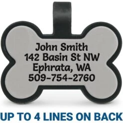GoTags Personalized Silicone Bone Dog ID Tag, Large 7 GoTags Personalized Silicone Bone Dog ID Tag, Large -Blue Buffalo Shop 620022 PT2. AC SS1800 V1661896810