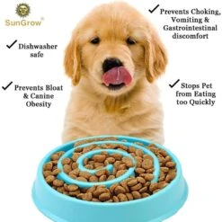 SunGrow Puzzle Cat, Dog & Small-Pet Maze Feeder & Water Bowl -Blue Buffalo Shop 629262 PT2. AC SS1800 V1675089225