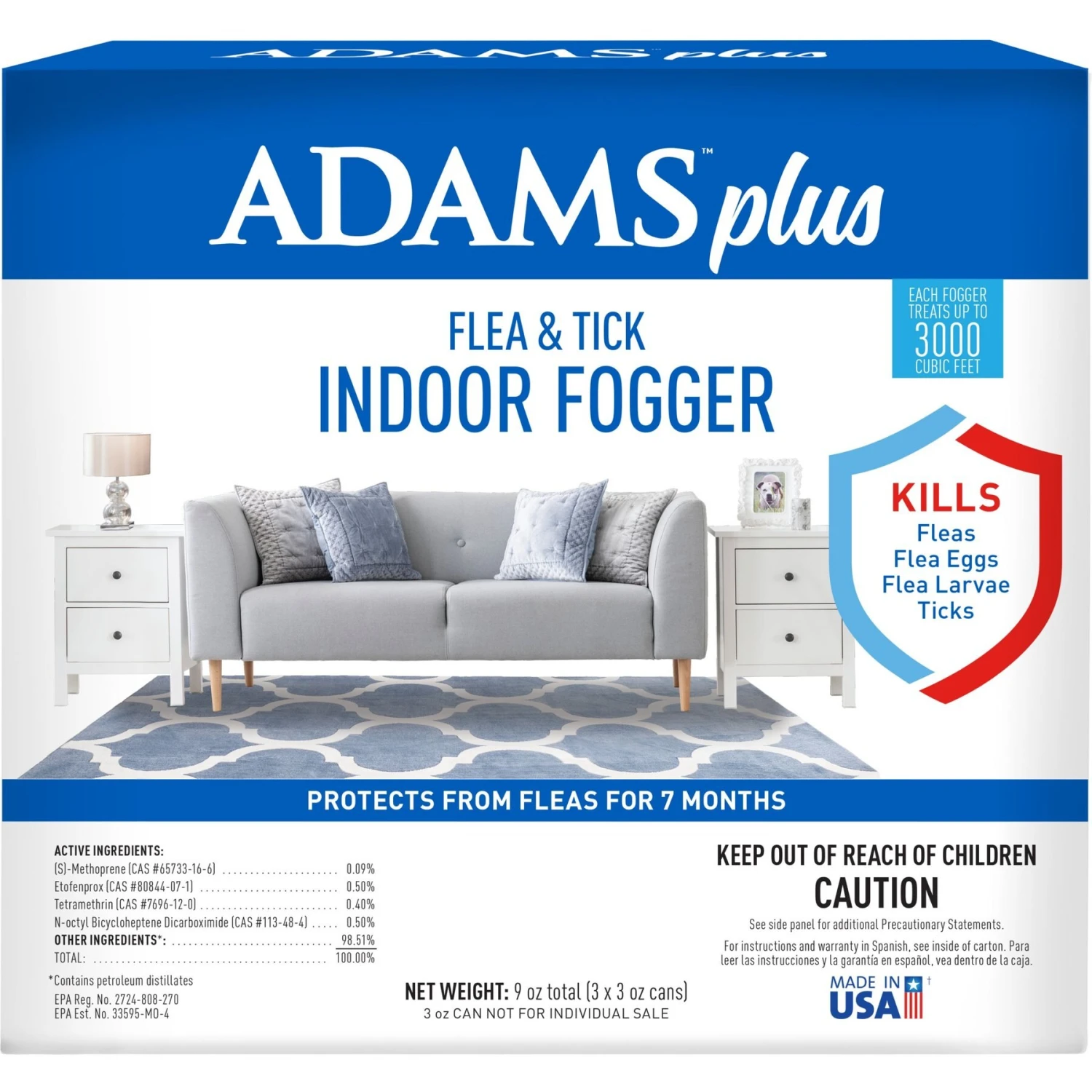 Adams® Adams Flea & Tick Carpet Powder + 2 Items 8 Adams® Adams Flea & Tick Carpet Powder + 2 Items - Image 6