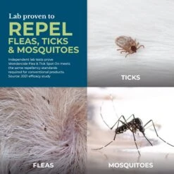 Wondercide Spot-On Peppermint Flea & Tick Spot Treatment For Medium Dogs, 3 Doses (3-mos. Supply) -Blue Buffalo Shop 639710 PT2. AC SS1800 V1665692108
