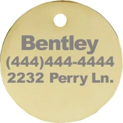 Trill Paws LoverBoy Personalized Circle Cat & Dog ID Tag -Blue Buffalo Shop 653982 PT2. AC SS1800 V1666185563