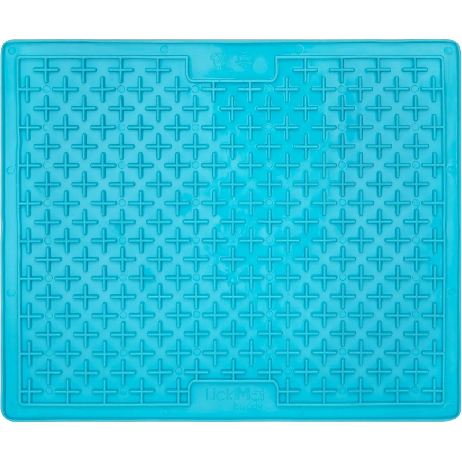 LickiMat Buddy Slow Feeder Dog Lick Mat, Turquoise, X-Large 5 LickiMat Buddy Slow Feeder Dog Lick Mat, Turquoise, X-Large - Image 3
