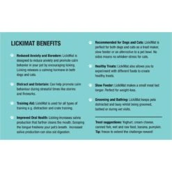 LickiMat Buddy Slow Feeder Dog Lick Mat, Turquoise, X-Large 13 LickiMat Buddy Slow Feeder Dog Lick Mat, Turquoise, X-Large -Blue Buffalo Shop 654638 PT8. AC SS1800 V1668458507