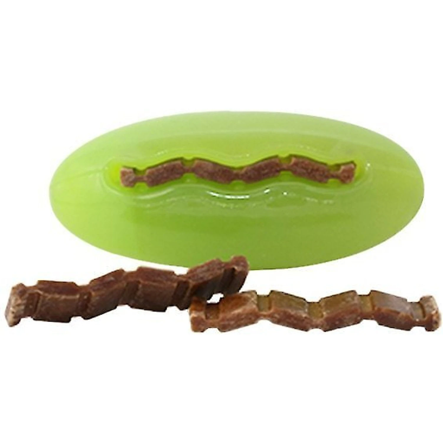 Starmark Treat Dispensing Pickle Pocket Tough Dog Toy 7 Starmark Treat Dispensing Pickle Pocket Tough Dog Toy - Image 5