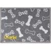 GoTags Bone Personalized Dog & Cat Feeding Mat 2 GoTags Bone Personalized Dog & Cat Feeding Mat -Blue Buffalo Shop 657966 MAIN. AC SS1800 V1666043013
