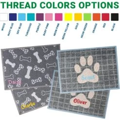 GoTags Bone Personalized Dog & Cat Feeding Mat -Blue Buffalo Shop 657966 PT2. AC SS1800 V1666043179