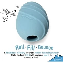 Nylabone Creative Play Eggi Dog Treat Toy, Blue, Large 12 Nylabone Creative Play Eggi Dog Treat Toy, Blue, Large -Blue Buffalo Shop 665686 PT1. AC SS1800 V1679081959