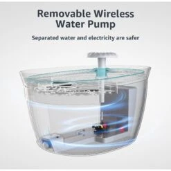 Petdiary Wireless Auto-Sensing Dog & Cat Water Fountain, Large -Blue Buffalo Shop 667318 PT2. AC SS1800 V1665692042