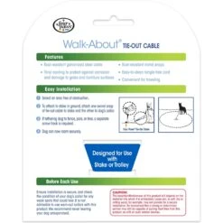 Four Paws Heavy Weight Tie Out Cable 12 Four Paws Heavy Weight Tie Out Cable -Blue Buffalo Shop 67691 PT3. AC SS1800 V1682704367