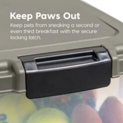 IRIS Airtight Cat, Dog & Bird Food Storage Container With Attachable Casters -Blue Buffalo Shop 677342 PT5. AC SS1800 V1686072031