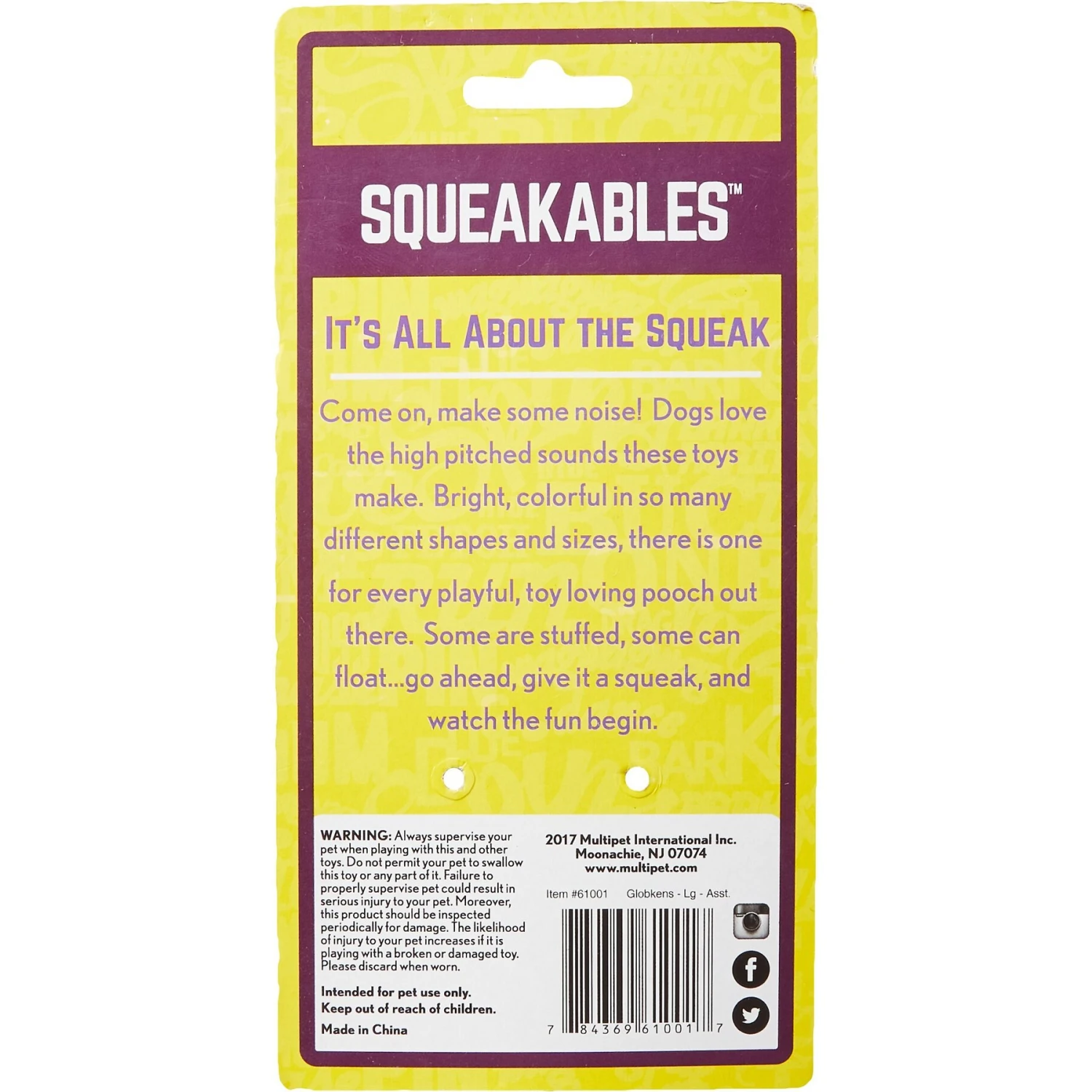 Multipet Latex Polka Dot Globken Chicken Squeaky Dog Toy, Color Varies 6 Multipet Latex Polka Dot Globken Chicken Squeaky Dog Toy, Color Varies - Image 4