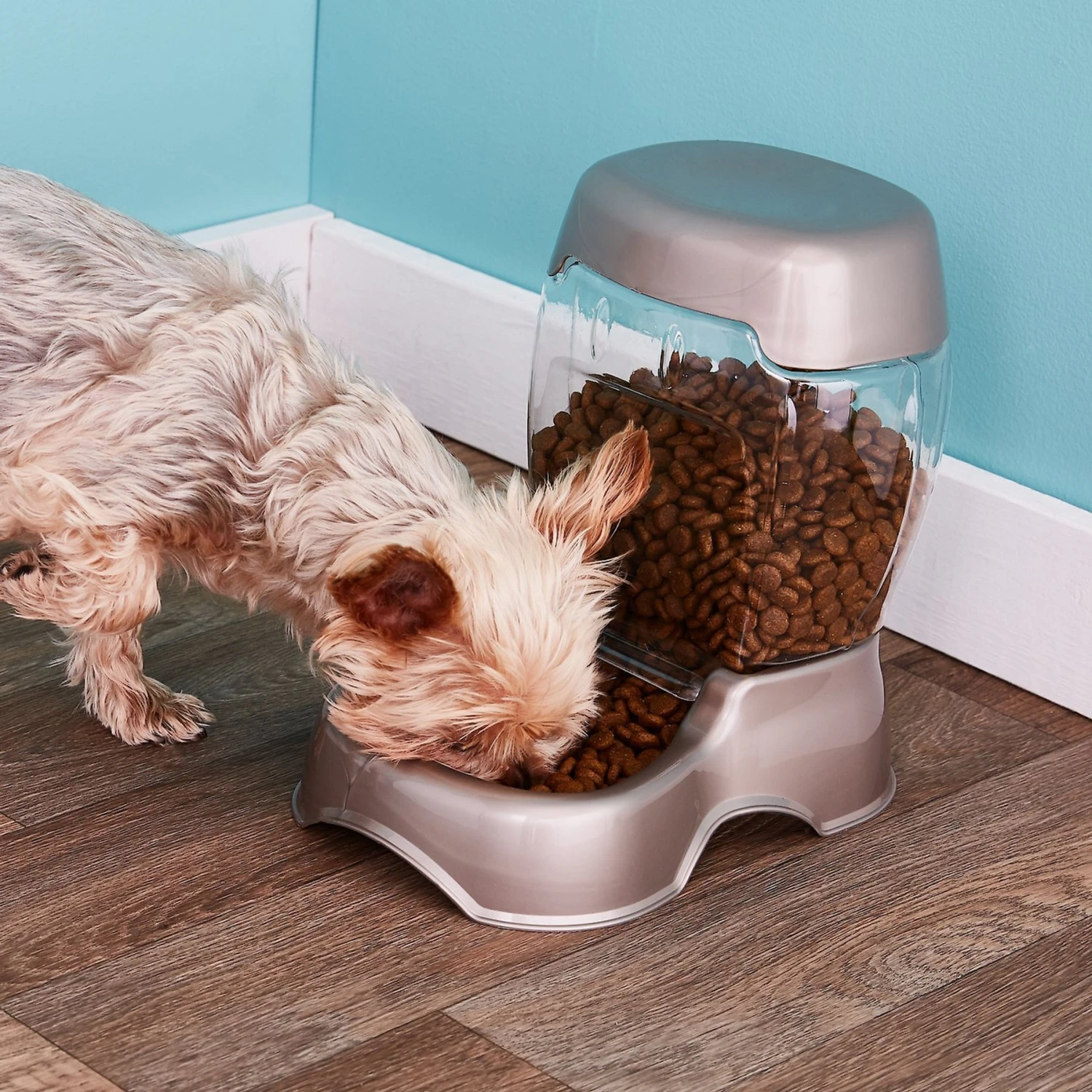 Petmate Pearl Pet Cafe Gravity Refill Dog & Cat Feeder 4 Petmate Pearl Pet Cafe Gravity Refill Dog & Cat Feeder - Image 2