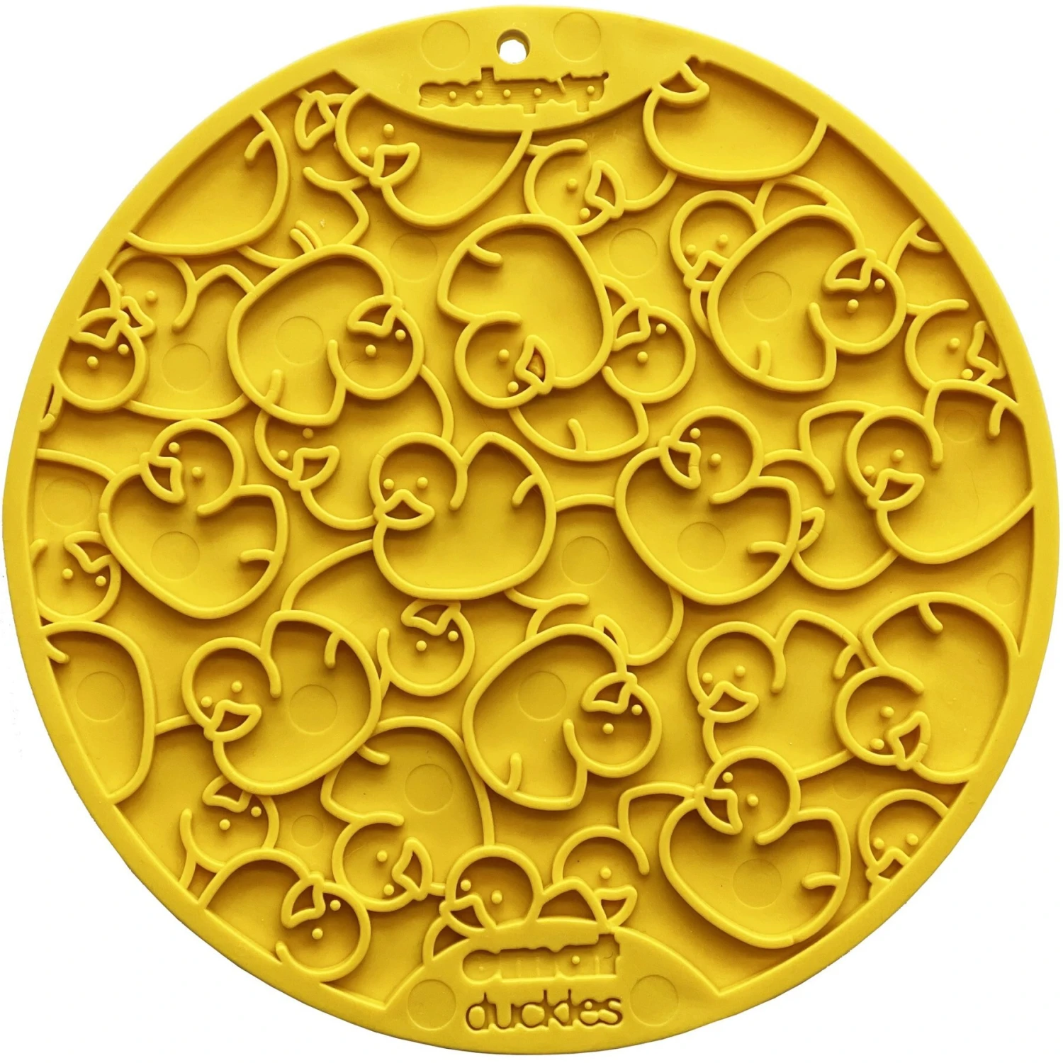 SodaPup Duckies Dog Lick Mat, Yellow, Large 3 SodaPup Duckies Dog Lick Mat, Yellow, Large
