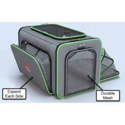 Wigzi "Lighted LED" Expandable Dog & Cat Travel Carrier, Gray, Small 16 Wigzi "Lighted LED" Expandable Dog & Cat Travel Carrier, Gray, Small -Blue Buffalo Shop 698406 PT5. AC SS1800 V1667949339