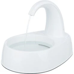 TRIXIE Curved Stream Cat & Dog Water Fountain, White, 84.5-oz -Blue Buffalo Shop 701774 PT4. AC SS1800 V1688751631