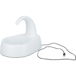 TRIXIE Curved Stream Cat & Dog Water Fountain, White, 84.5-oz -Blue Buffalo Shop 701774 PT7. AC SS1800 V1688752028
