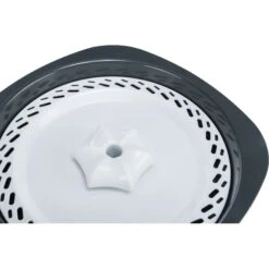 TRIXIE Flower Cat & Dog Water Fountain, White/Gray, 68-oz -Blue Buffalo Shop 701790 PT3. AC SS1800 V1668456950