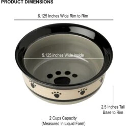 PetRageous Designs Metro Deep Ceramic Dog & Cat Bowl 8 PetRageous Designs Metro Deep Ceramic Dog & Cat Bowl -Blue Buffalo Shop 70289 PT3. AC SS1800 V1628185625