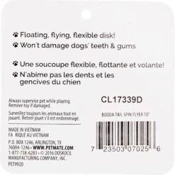 Booda Soft Bite Tail Spin Flyer Flying Disc Dog Toy, Color Varies 10 Booda Soft Bite Tail Spin Flyer Flying Disc Dog Toy, Color Varies -Blue Buffalo Shop 70599 PT5. AC SS1800 V1530911774