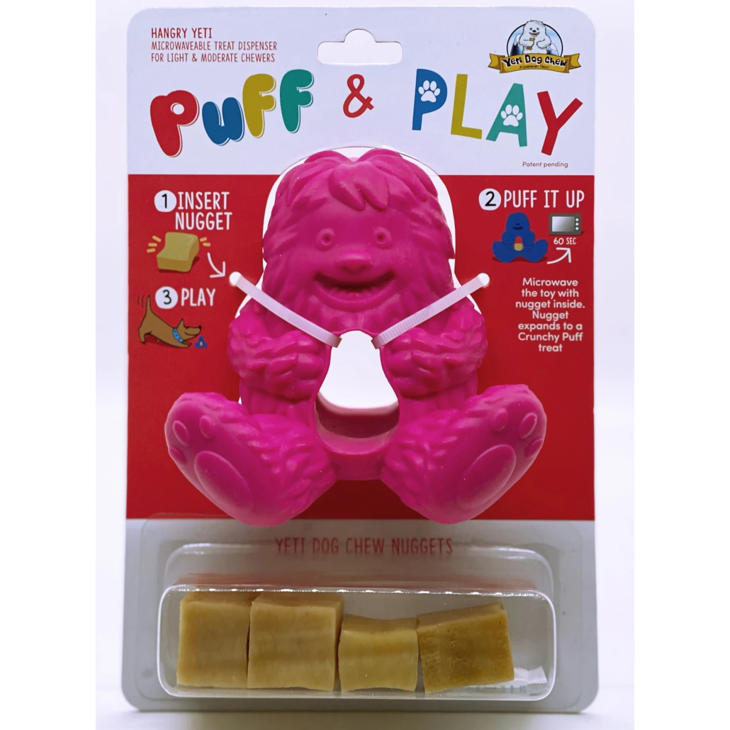 Yeti Dog Chew Puff & Play Dog Chew Treat Dispenser 3 Yeti Dog Chew Puff & Play Dog Chew Treat Dispenser