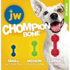 JW Pet Chompion Dog Toy, Color Varies 10 JW Pet Chompion Dog Toy, Color Varies -Blue Buffalo Shop 71026 PT2. AC SS1800 V1475184752