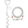 Aspen Pet Spiral Stake With 20-Ft Tie-out Cable -Blue Buffalo Shop 71077 MAIN. AC SS1800 V1506968146
