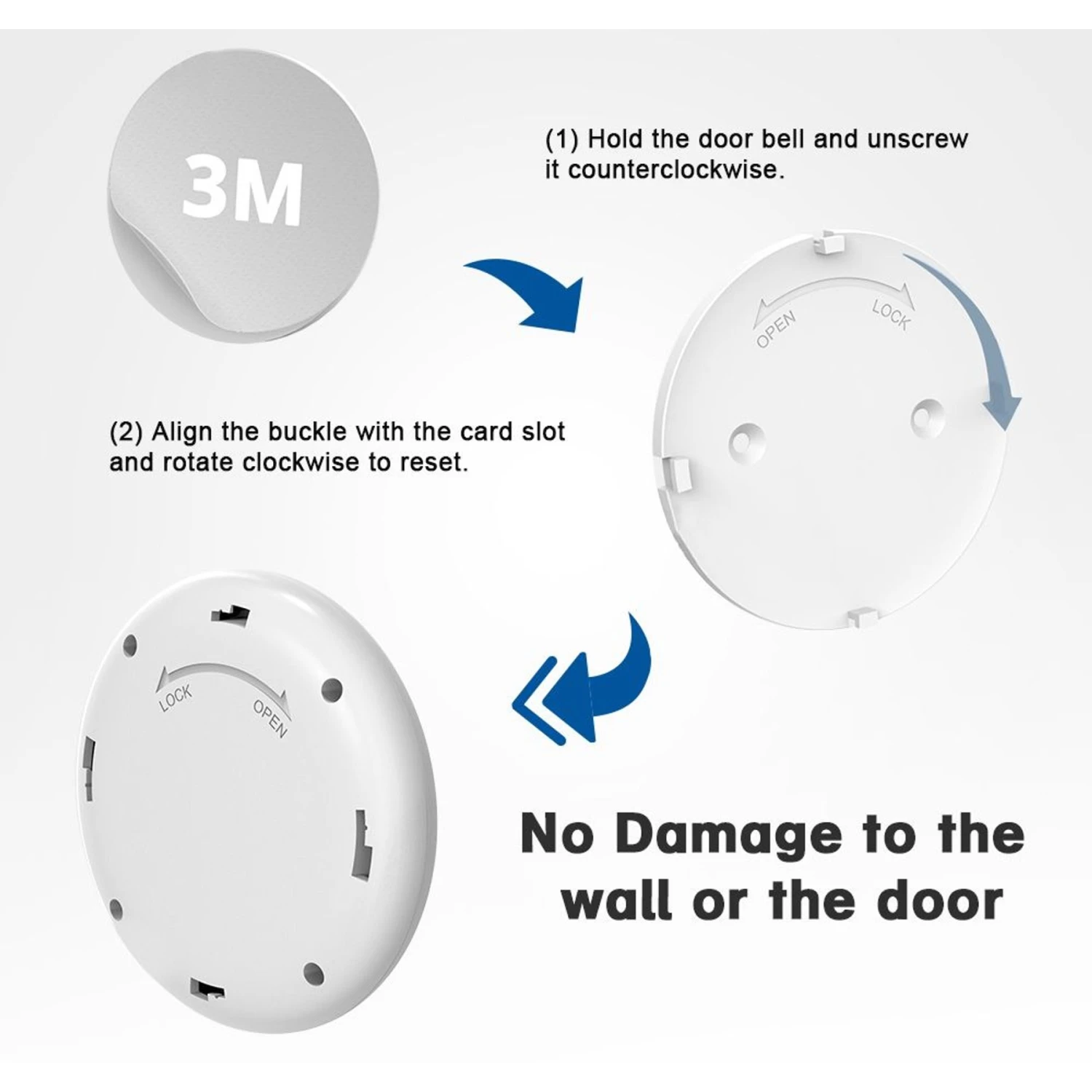 PATPET Smart Training Doorbell Potty Communication Dog & Cat Toy, White, Small 8 PATPET Smart Training Doorbell Potty Communication Dog & Cat Toy, White, Small - Image 6